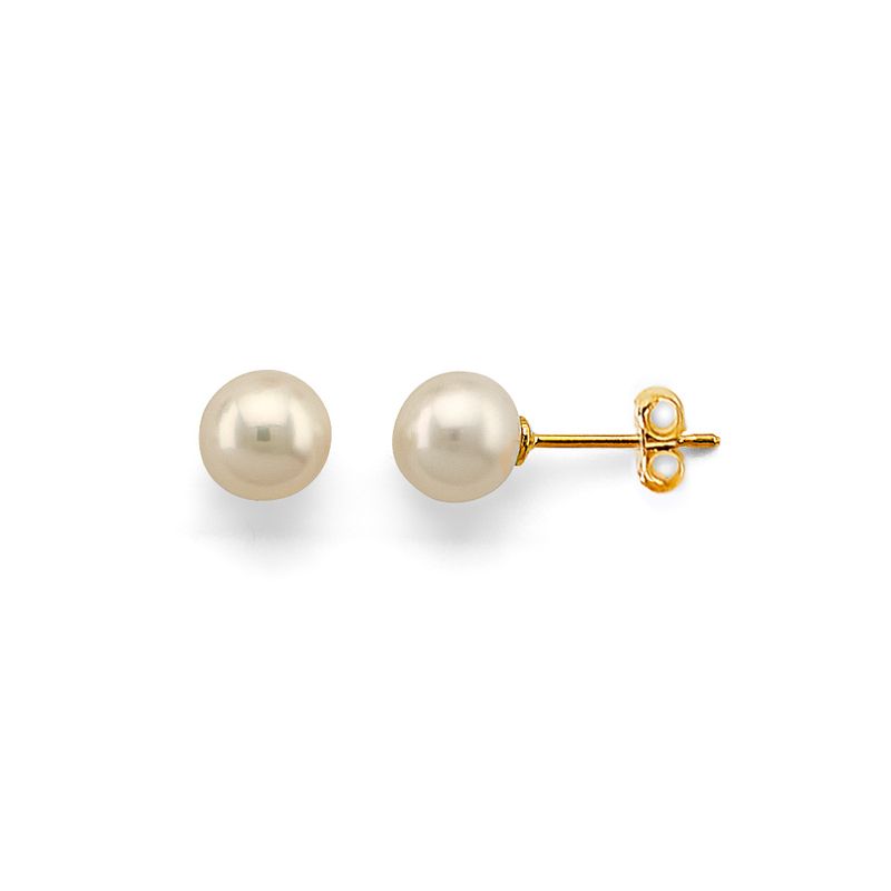 14KY Pearl Earrings (ER447)