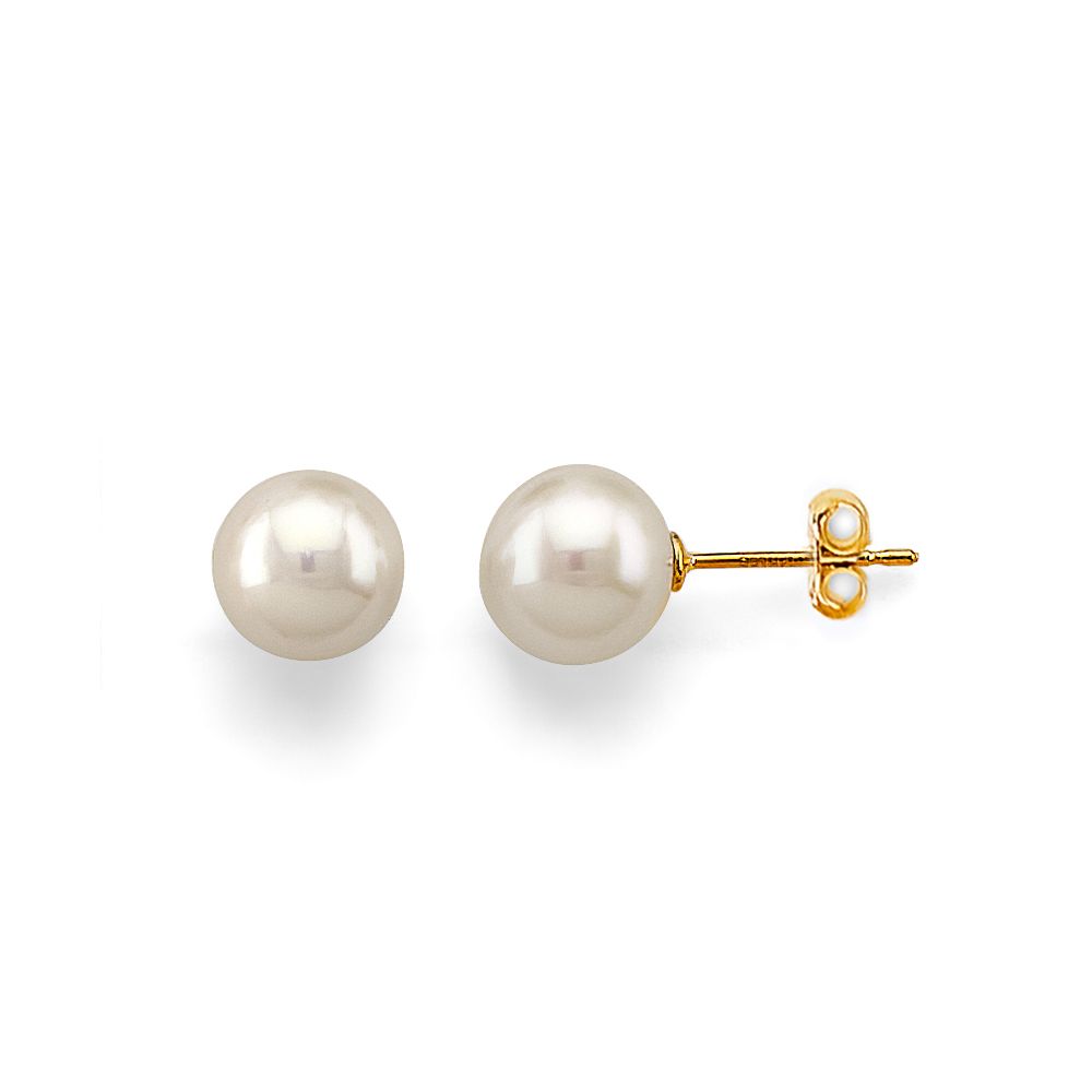 14KY Pearl Earrings (ER448)