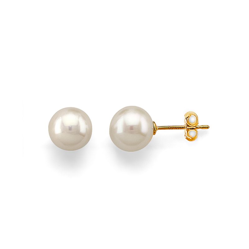 14KY Pearl Earrings (ER448)