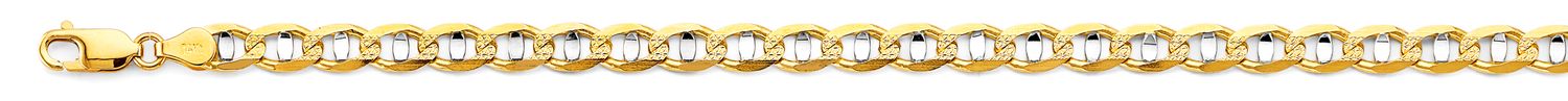 14K 2T 6.3mm Light Mariner Chain