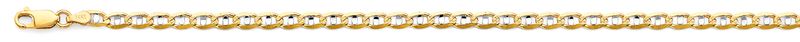 14K 2T 4.2mm Light Mariner Chain