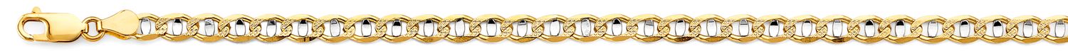 14K 2T 5.3mm Light Mariner Chain