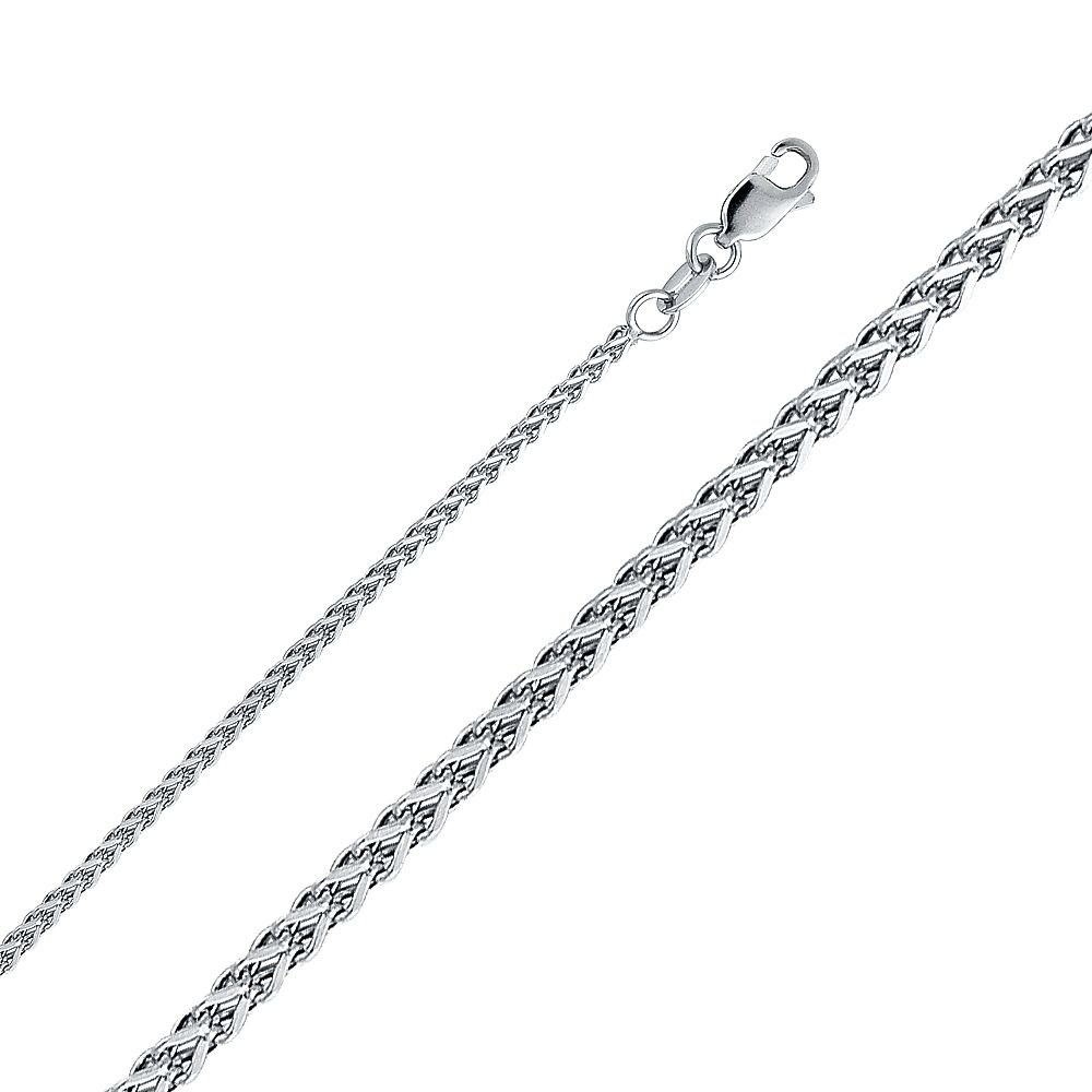 14KW 1.7mm Hollow Square Franco Chain