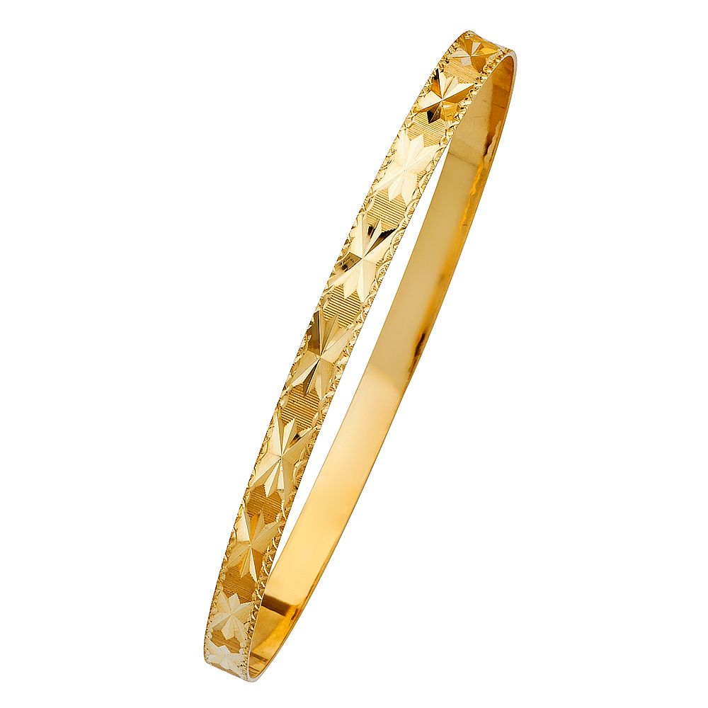 14KY 5mm Solid Bangle
