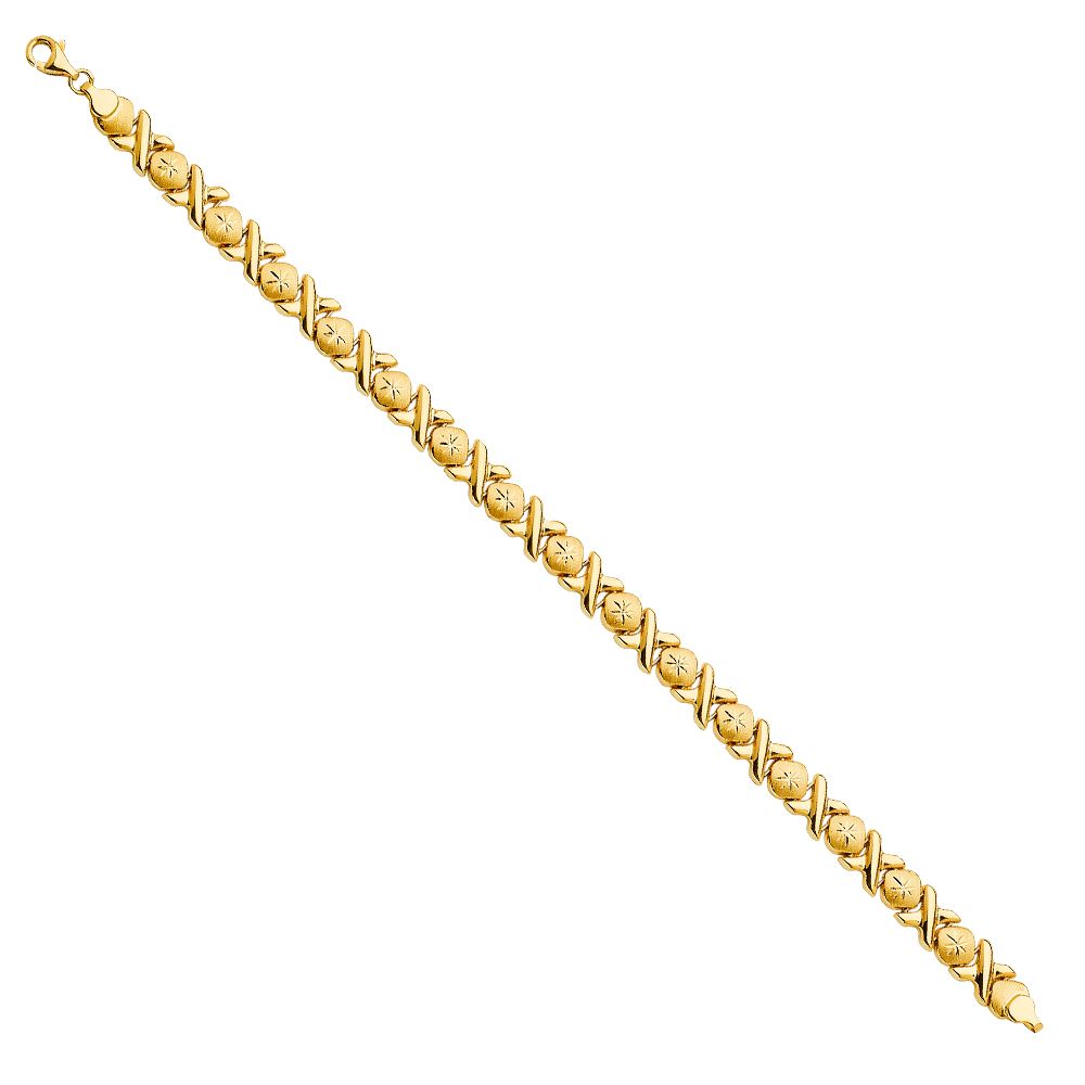 14KY Stampato Bracelet