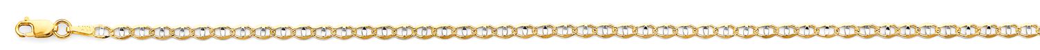 14K 2T 2.9mm Light Mariner Chain