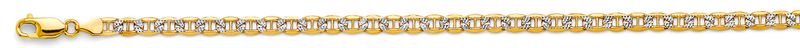 14K 2T 4.8mm Hollow Mariner WP Chain