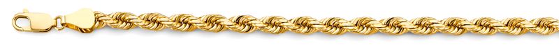 14KY Solid Rope 6.4mm Chain