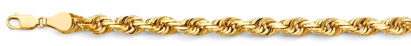14KY Solid Rope 7.8mm Chain