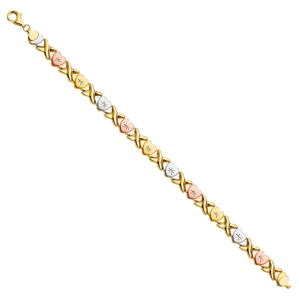 14K 3C Stampato Bracelet