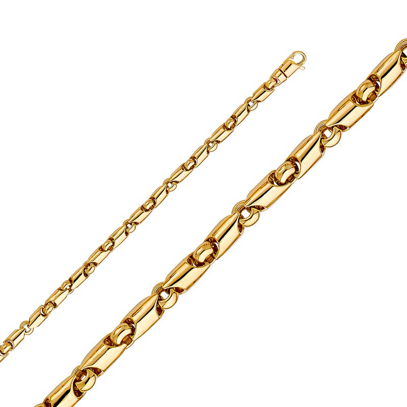 14KY 4.8mm Handmade Chain