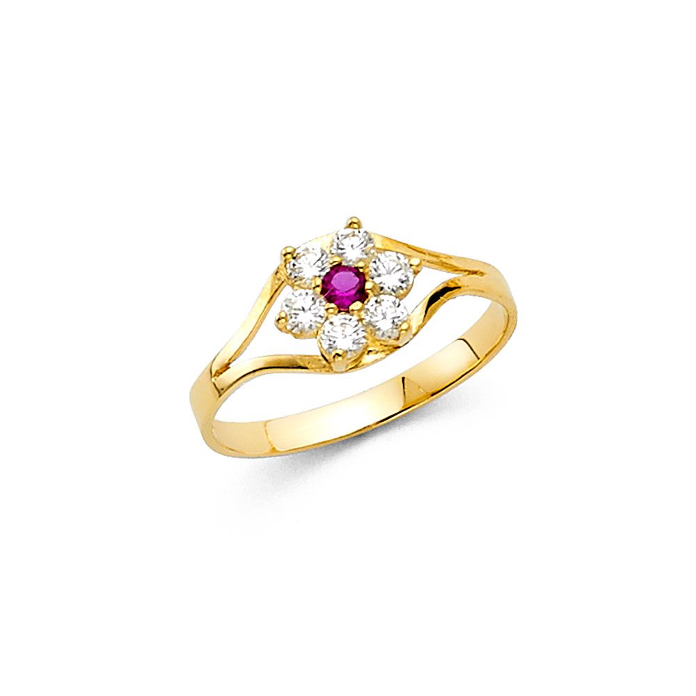 14KY Baby CZ Ring (RG534)