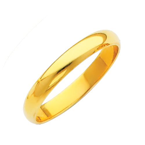 14KY 2mm Plain Wedding Band