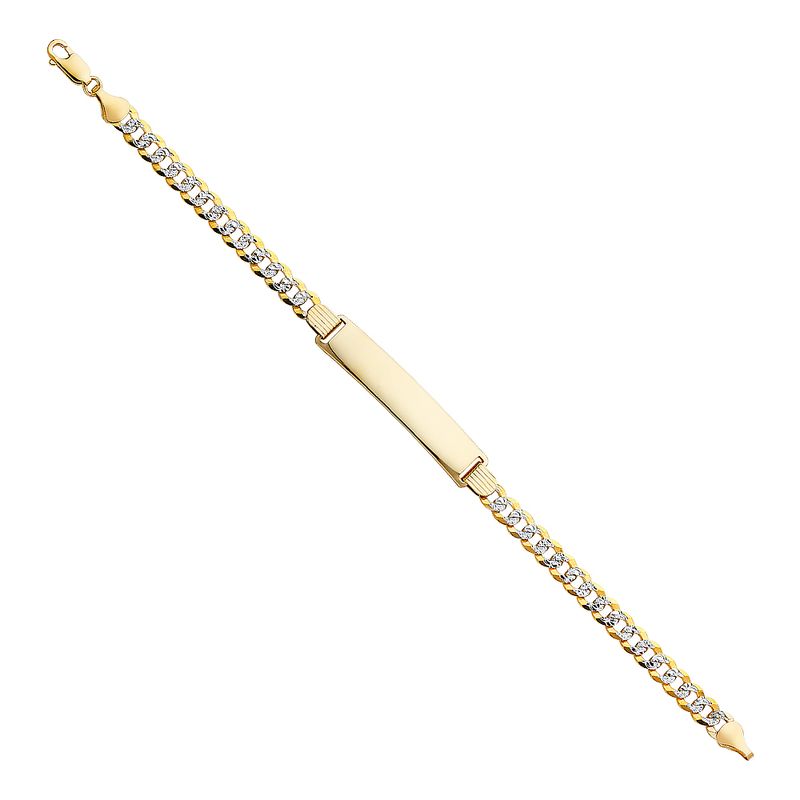 14K Cuban 150 WP ID Bracelet