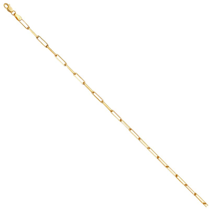 14KY 2.7mm Triangle DC Paperclip Chain