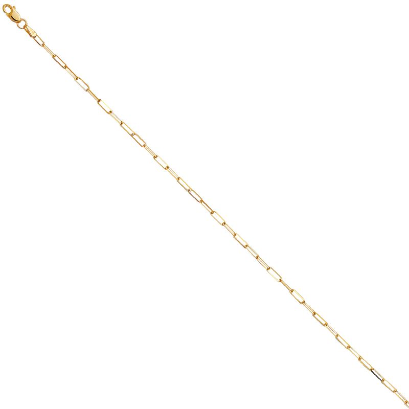 14KY 1.8mm Triangle DC Paperclip Chain