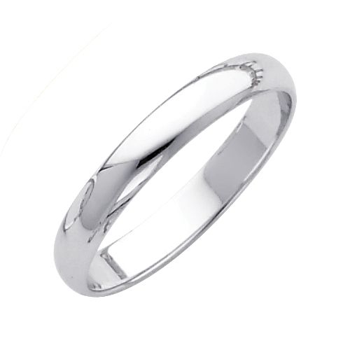 14KW 3mm Plain Wedding Band