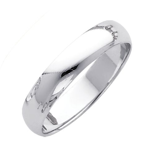 14KW 4mm Plain Wedding Band