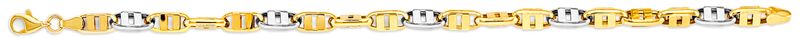 14K 2T Hollow Double Anchor Chain