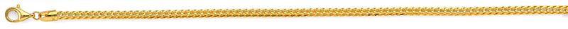 14KY 3mm 8DC Open Franco Chain