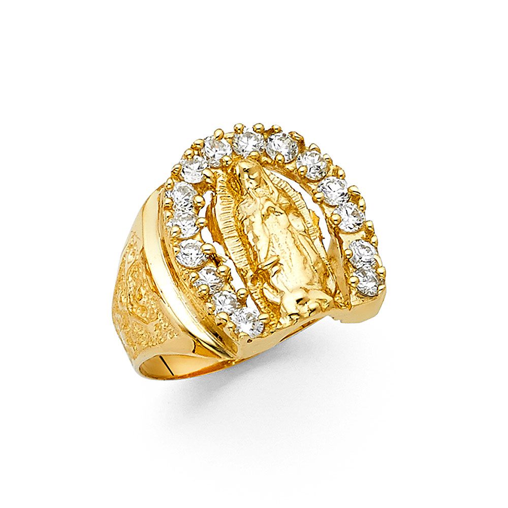 14KY CZ Men&#39;s Ring