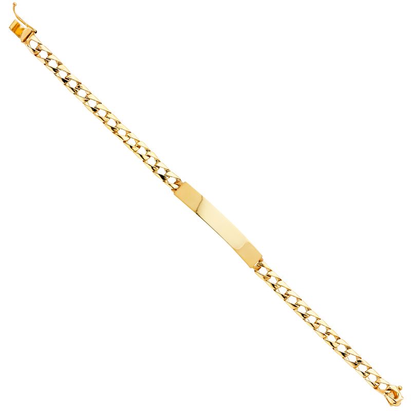 14KY Light Cuban Link ID Bracelet