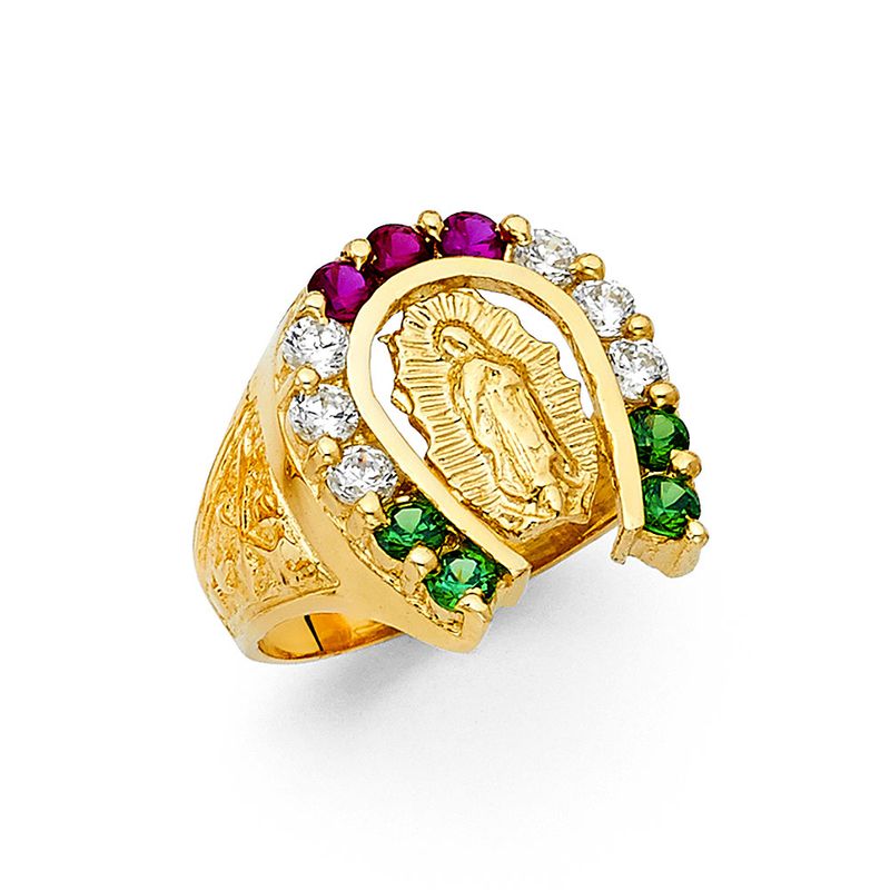14KY CZ Men&#39;s Ring