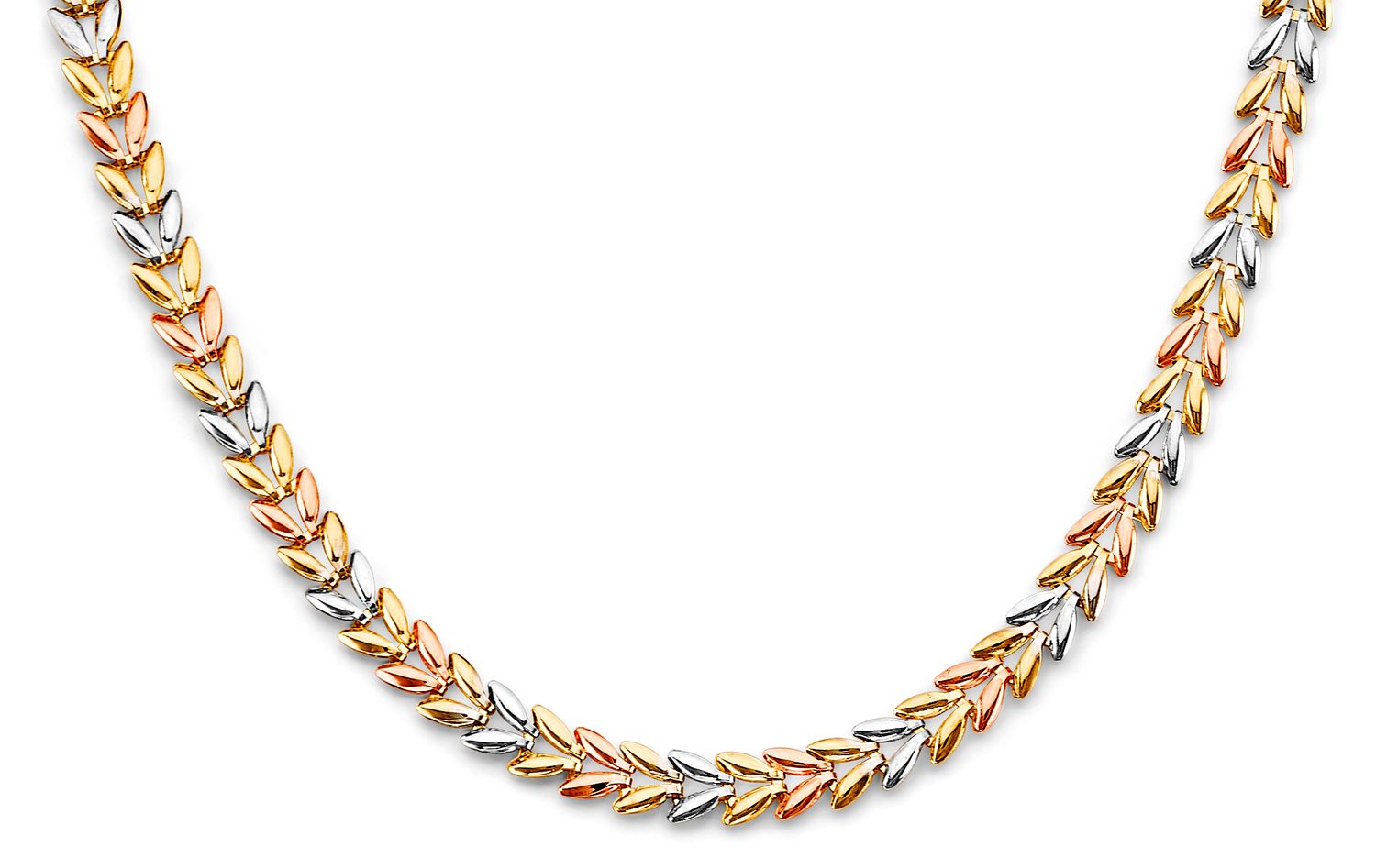 14K 3C Double Face Stampato Necklace