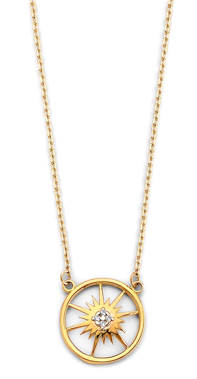 14KY Star Light Necklace