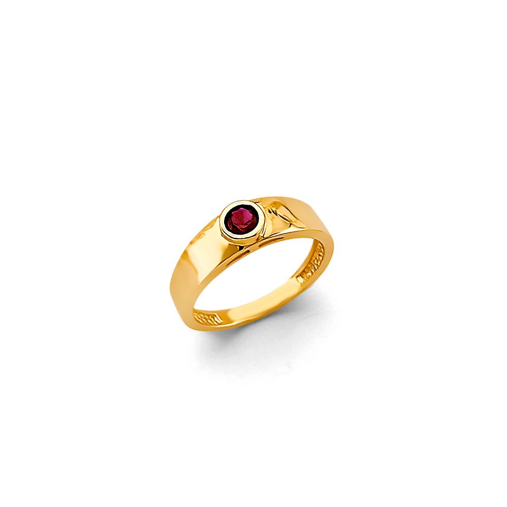 14KY CZ Babies Ring