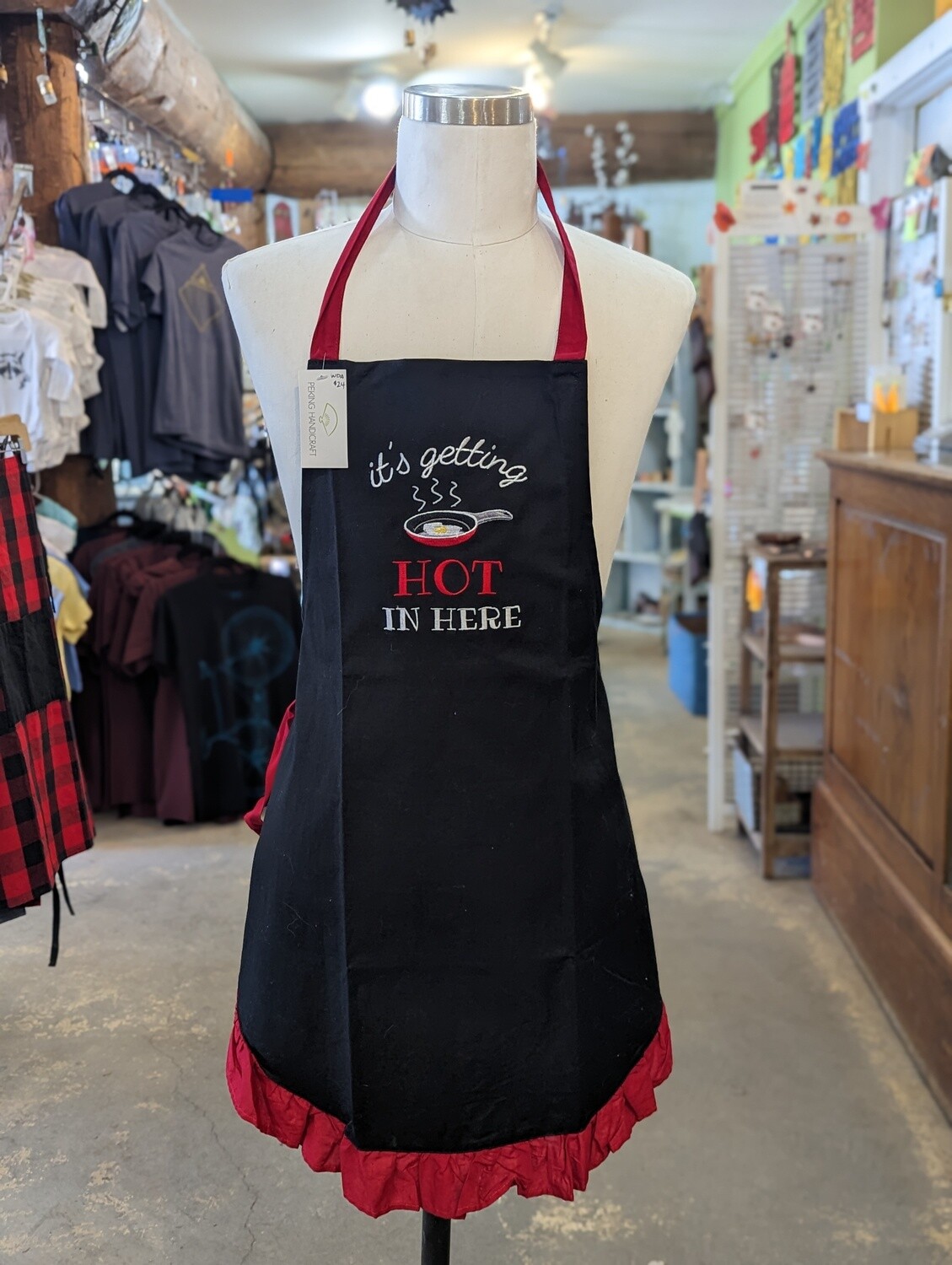 Girlie Cut Apron - Hot in Here