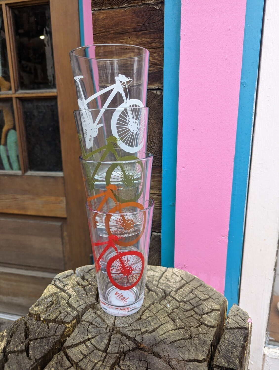 Mountain Bike Pint Glassware
