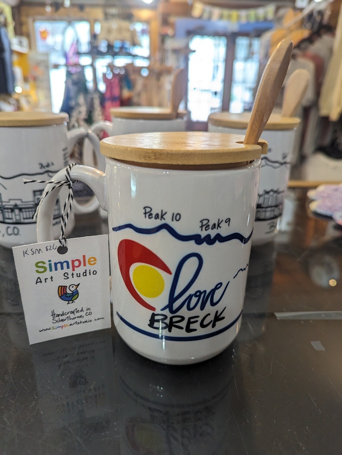 Breck Love Mugs and Spoons
