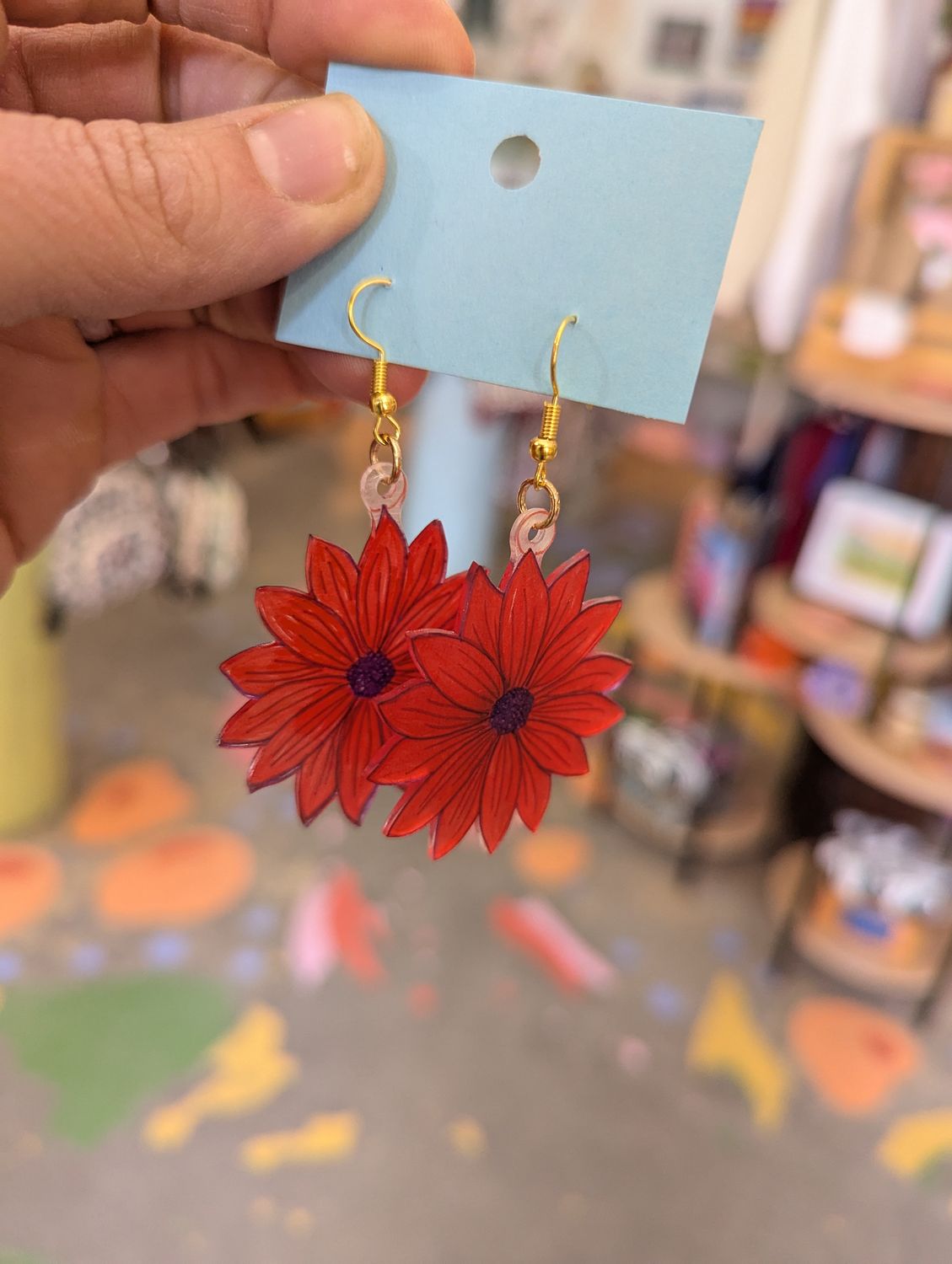 Tori&#39;s Shrinky Dink Earrings