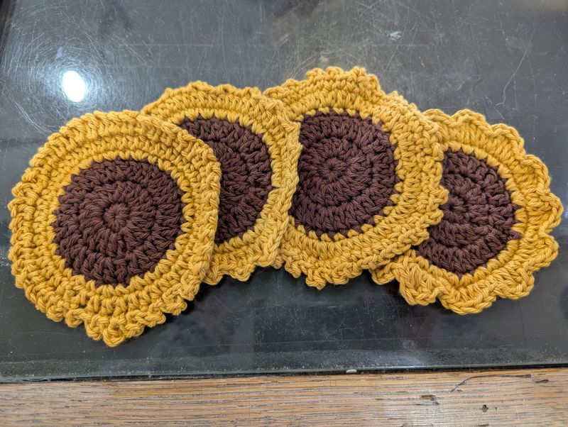 Kasey&#39;s Crocheted Coasters