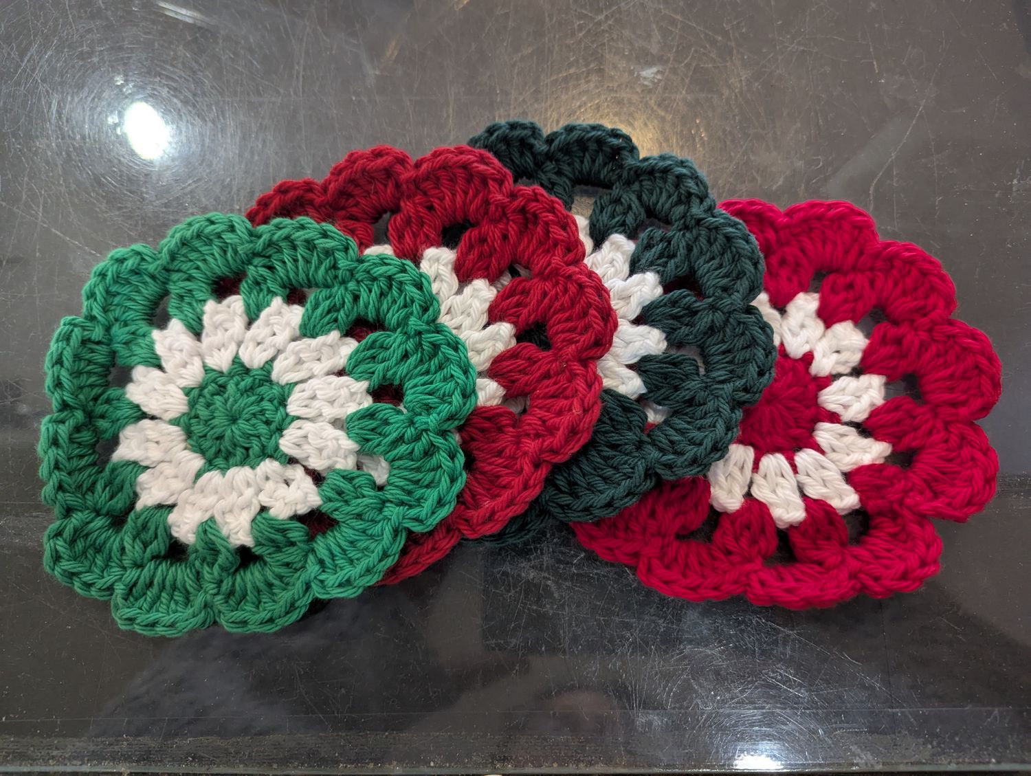 Kasey&#39;s Crocheted Coasters