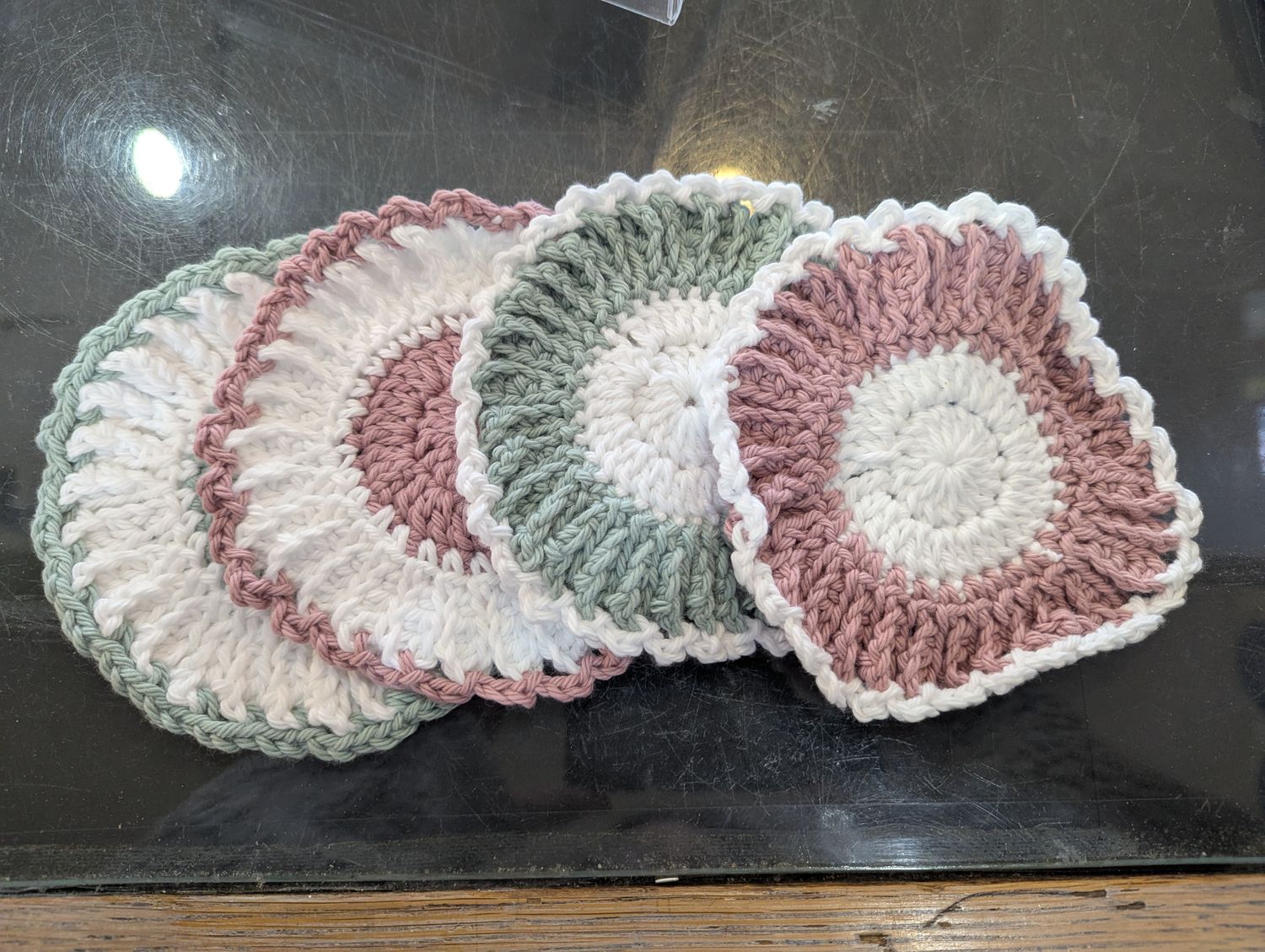Kasey&#39;s Crocheted Coasters