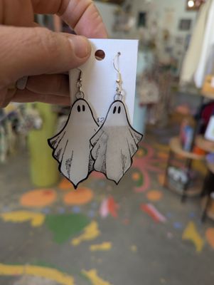 Tori's Shrinky Dink Earrings