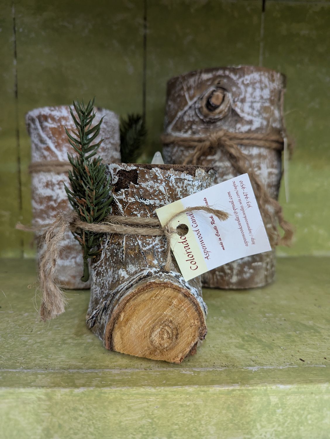 Fred & Benette's Aspen Candle Holders 8" Fred & Benette's Aspen Candle Holders 8"