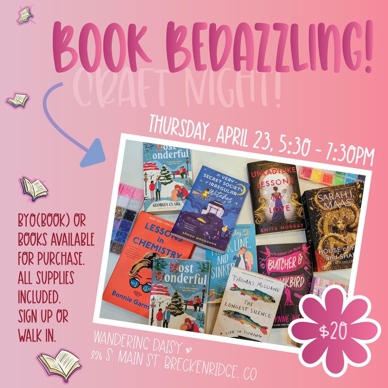 Book Bedazzling! Book Bedazzling!
