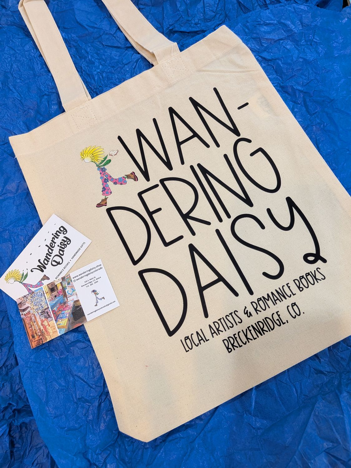 Wandering Daisy Tote Bags