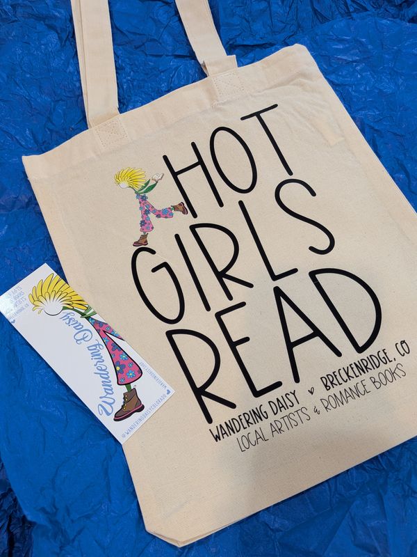Hot Girls Read Tote Bags