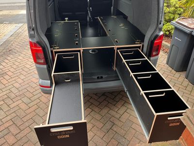 ODIN OFFSET - Camper/van Storage, Drawers, Kitchen, Table & Bed ODIN OFFSET - Camper/van Storage, Drawers, Kitchen, Table & Bed