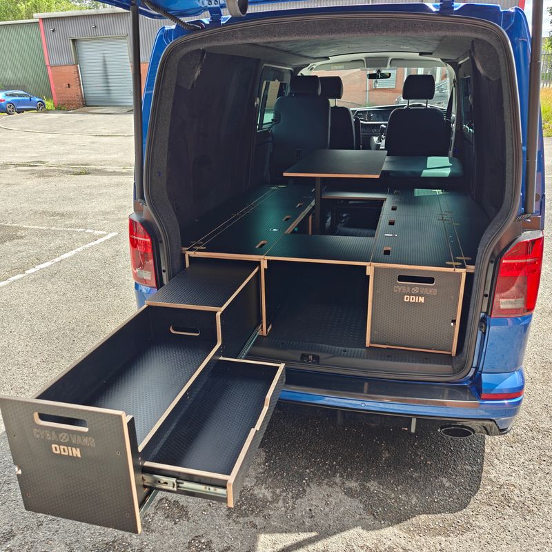 ODIN LWB - Camper/Van Storage, Drawers, Kitchen, Table & Bed ODIN LWB - Camper/Van Storage, Drawers, Kitchen, Table & Bed