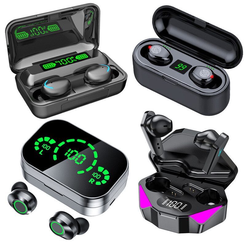 YD F9 E7S F9-5C Bluetooth Headset 5.3 Wireless Touch Digital Display Headset Factory BQ Series