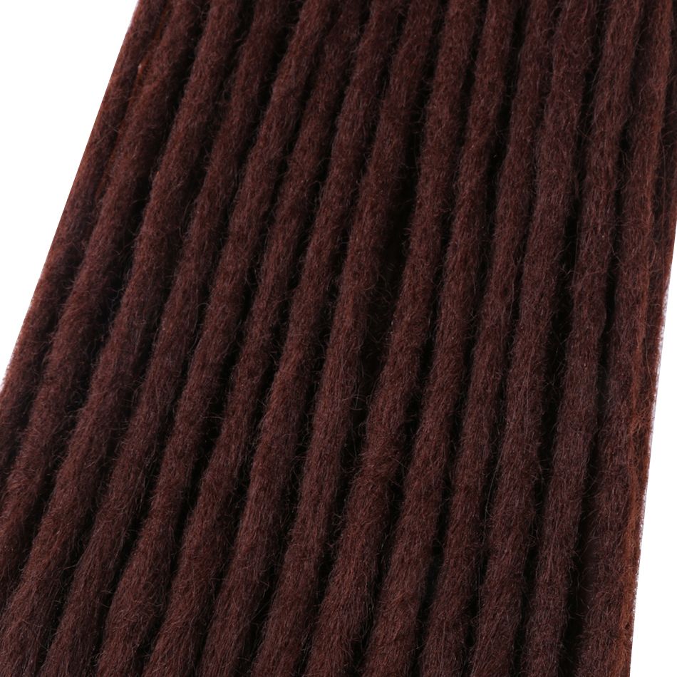 #33 | Dark Auburn | Locs 30pk 20" crotchet loop hair extensions