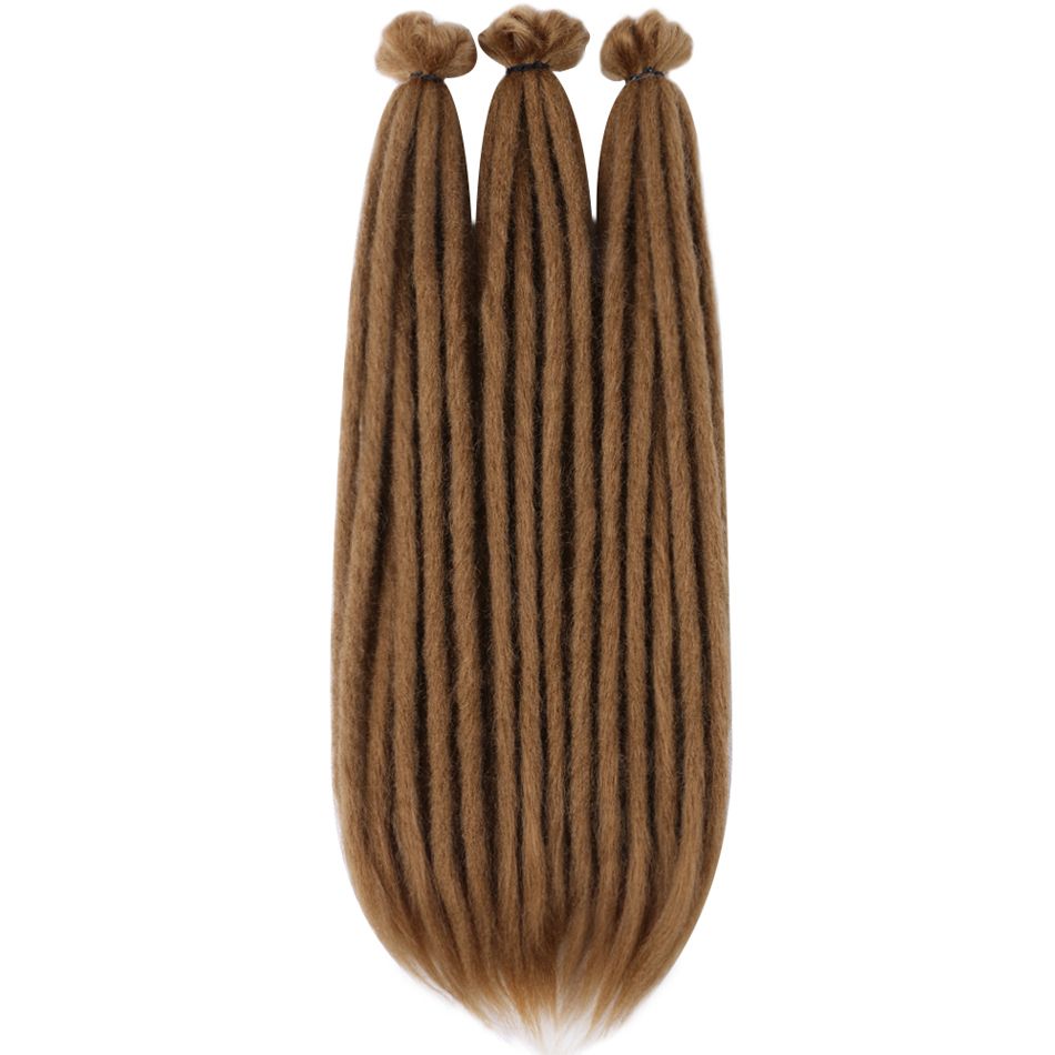 #27 | Brown | Locs 30pk 20" crotchet loop hair extensions