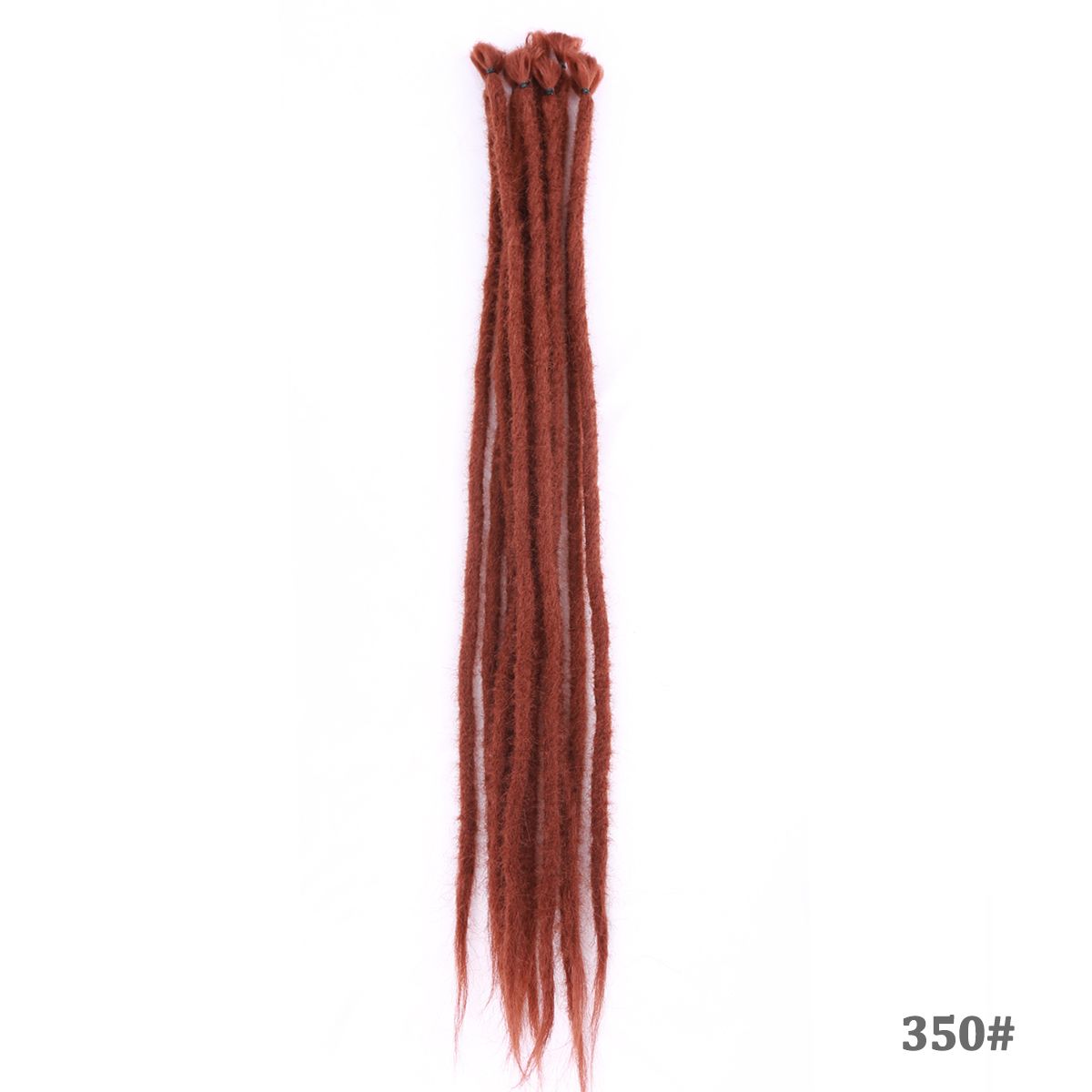 #350 | Copper | 10 strands 22" synthetic dreadlock hair extensions