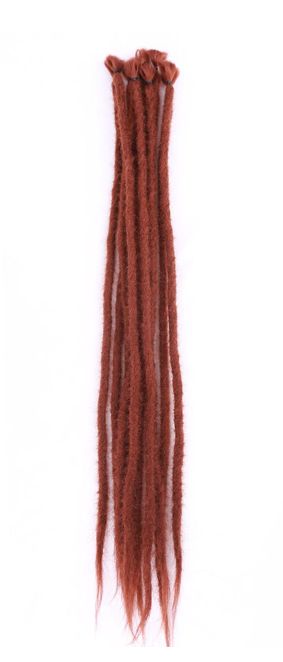 #350 | Copper | 10 strands 22" synthetic dreadlock hair extensions