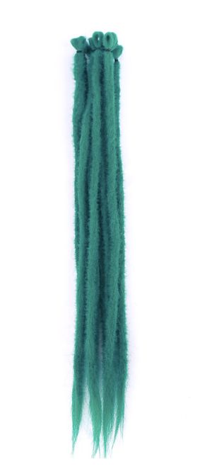 #BD | Green | 10 strands 22" synthetic dreadlock hair extensions